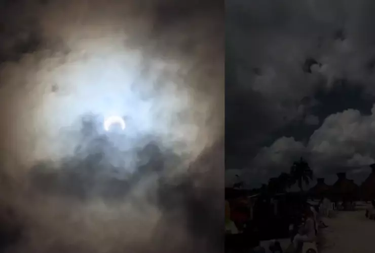 Eclipse solar en Mérida, Yucatán