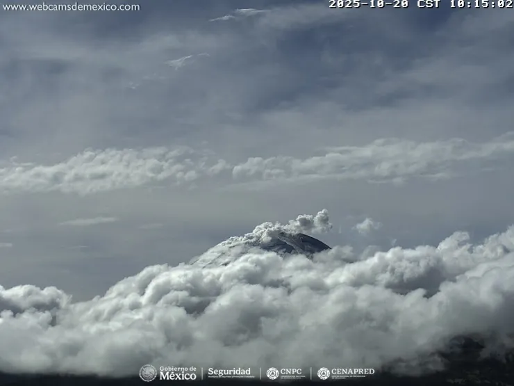 Popocatépetl en Octubre 2025