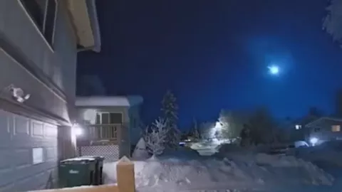 Meteorito cae en Alaska