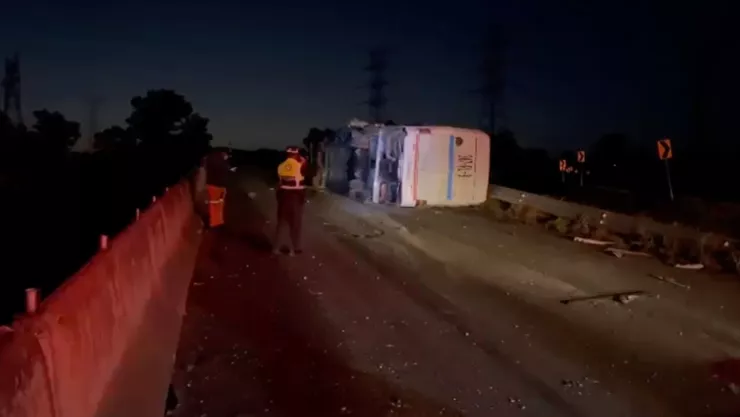 Accidente en Aguascalientes ¿Cuál fue la causa de la volcadura que dejó varios lesionados en la Carretera 45 Sur hoy 10 de agosto