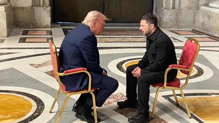 Trump y Zelenski tuvieron reunión ‘productiva’ a la misa de exequias y entierro del Papa Francisco.jpg