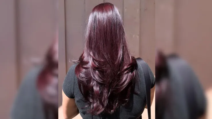 tonos rojos cabello para morenas