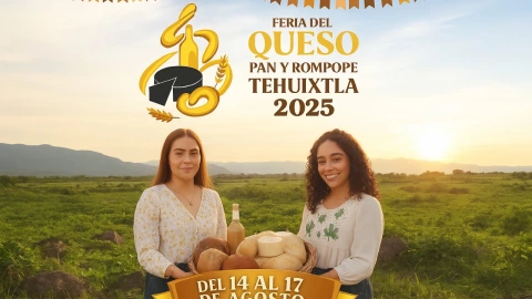 Feria del queso, pan y rompope Tehuixtla 2025