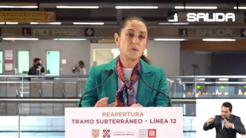 claudia sheinbaum metro Gurdia Nacional