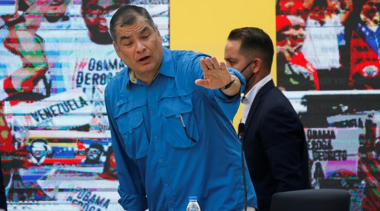 Rafael Correa, expresidente de Ecuador.