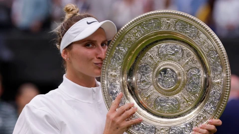 Marketa Vondrousova, campeona de Wimbledon 2023