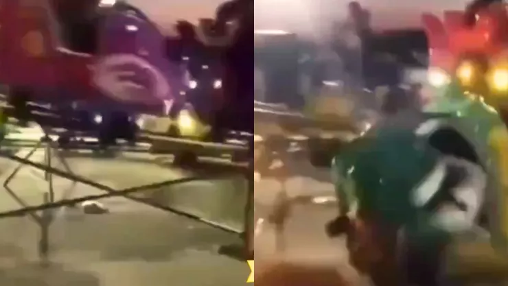 madre e hijo caen de juego mecánica