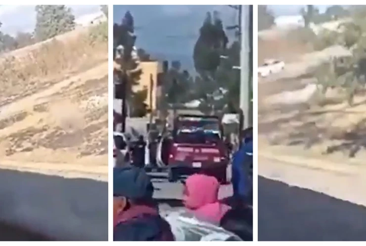 Balacera en Puebla: Banda estafadora y policías desatan pánico