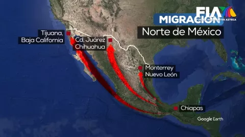 La ruta migrante desde Chiapas; por esto, Tapachula era clave en el trayecto rumbo a Estados Unidos