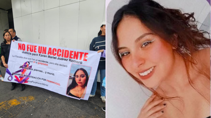 Su novio la arrojó de un auto y la Fiscalía de la CDMX dice que fue un accidente: Protestan por el feminicidio de Karen Mariel Juárez
