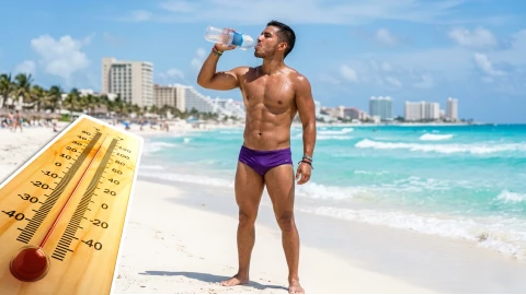 Esta es la hora EXACTA de MAYOR CALOR en Cancún HOY 16 de marzo de 2026.webp