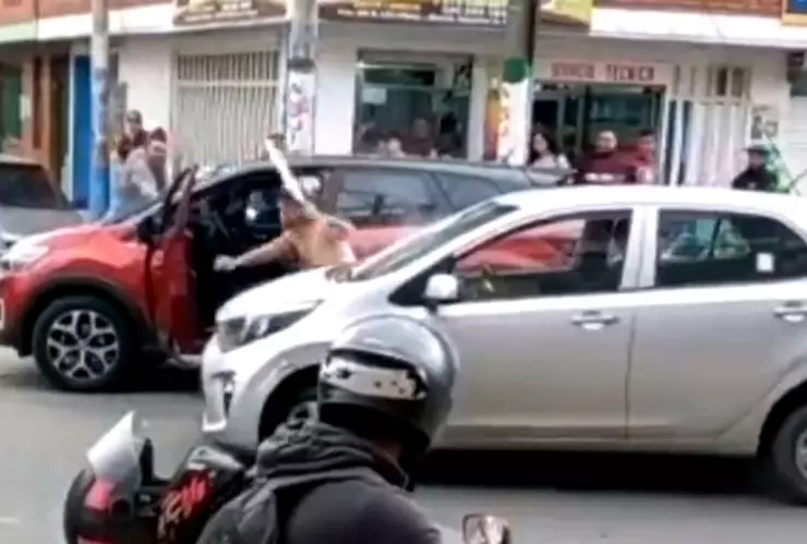 machetazos incidente vial colombia