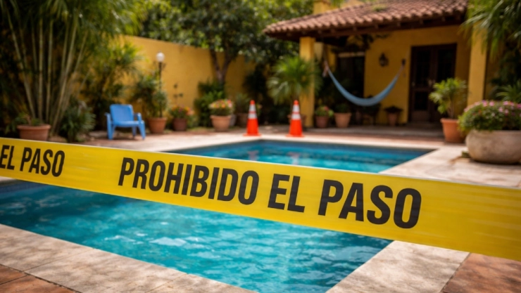 Lo encontraron SIN VIDA dentro de una piscina; la policía ya investiga