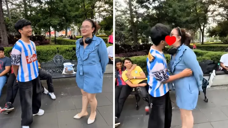 La mujer aceptó participar en un reto a cambio de 200 pesos en el centro de Xalapa