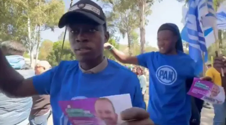 Acusan a Santiago Taboada de “acarrear” a migrantes haitianos a cierre de precampaña