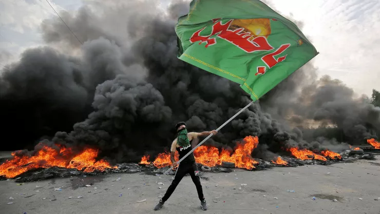 TOPSHOT-IRAQ-POLITICS-DEMONSTRATION