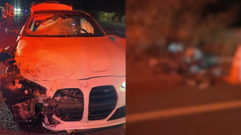 Accidente en carretera de San Miguel de Allende