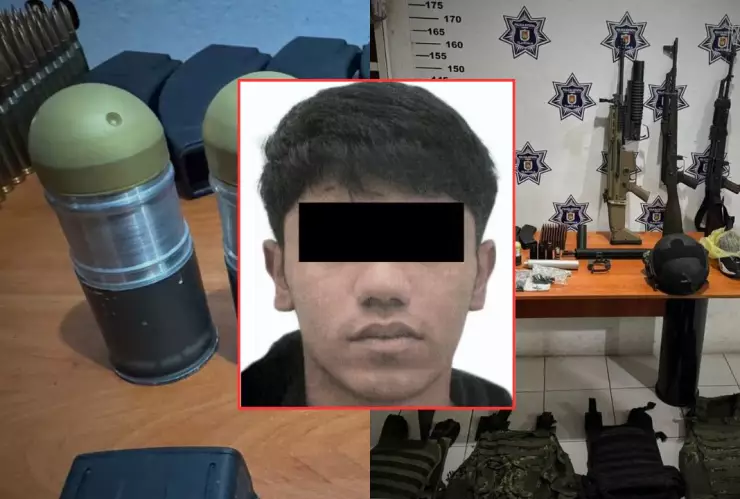 El arsenal de “La Barredora": Víctor “H” cargaba granadas, bombas y metralletas