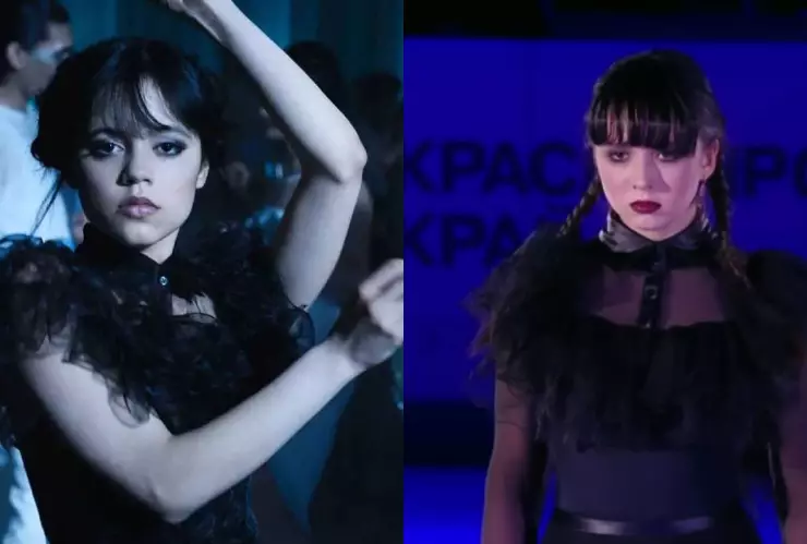 VIDEO: Patinadora recrea el baile de Merlina