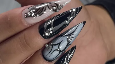 diseños de uñas polemicos uñas stiletto