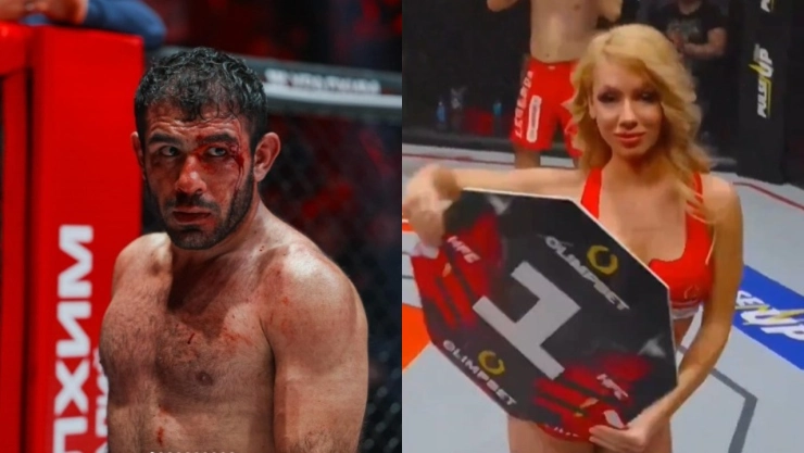 El luchador iraní Ali Heibati se disculpó con la edecán.
