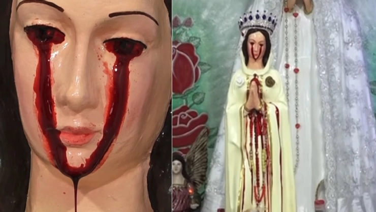 ¿Se avecina una tragedia? Virgen llora sangre en Paraguay