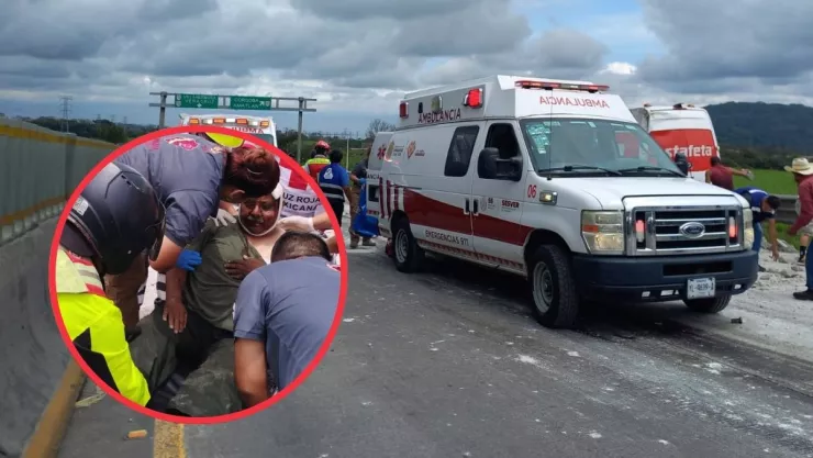 Accidente múltiple en autopista Córdoba Veracruz