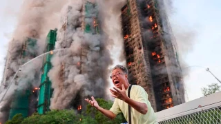 Detienen a 8 por incendio en edificios de Hong Kong; 128 fallecidos y más de 300 desaparecidos