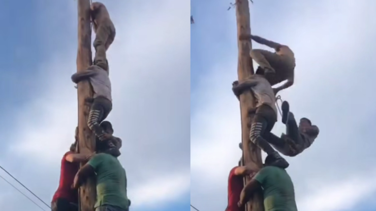 Palo encebado en Uruapan