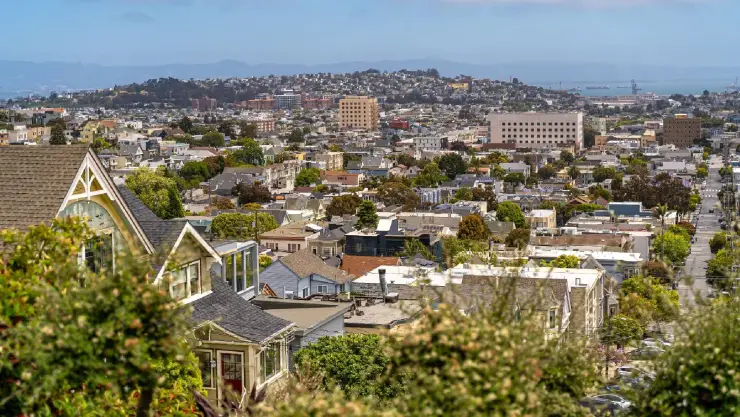 el skyline de San Francisco en California