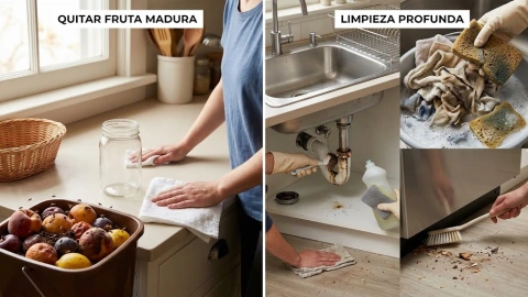 4 remedios caseros para deshacerse de las moscas de la fruta rápidamente