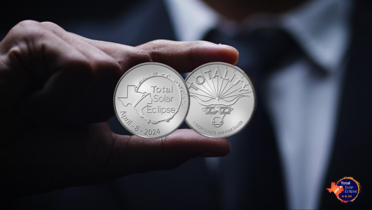 Conoce la moneda conmemorativa del eclipse solar 2024; te decimos cuánto cuesta y dónde puedes conseguirla