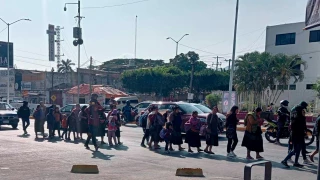 Marchas y bloqueos en Tuxtla Gutiérrez ocasionan tráfico intenso hoy martes 4 de noviembre