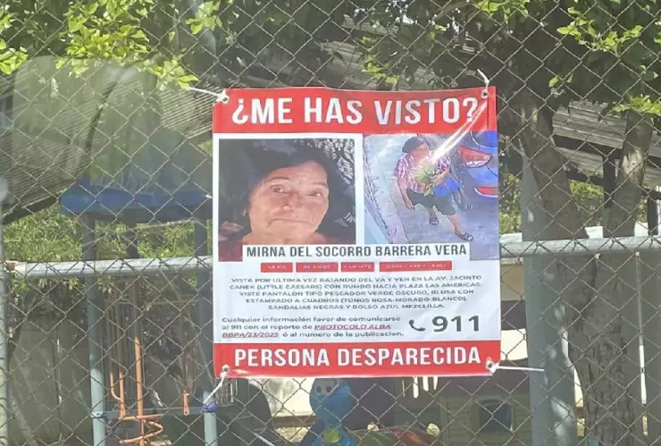 Continúa la búsqueda de doña Mirna en Mérida.