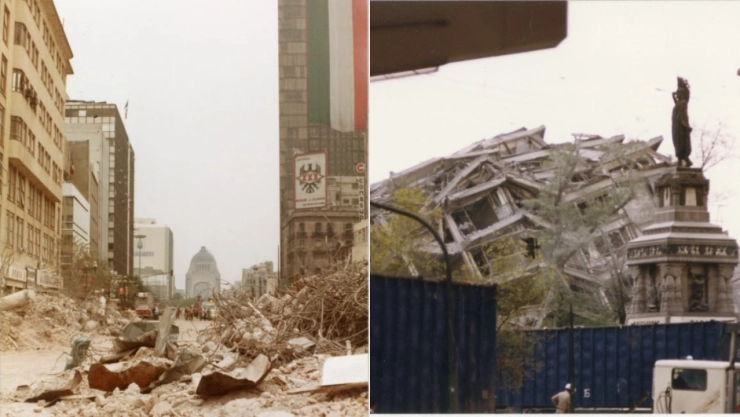 Fotos del terremoto de 1985 en la Ciudad de México.