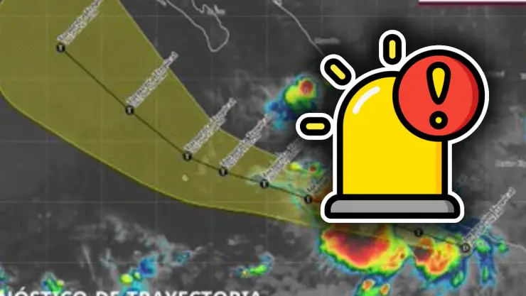 Depresión Tropical 13-E continúa con su trayectoria en el Pacífico: Esta es su ubicación EXACTA hoy