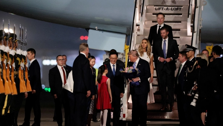 Elon Musk acompaña a Trump a su visita de Estado en China