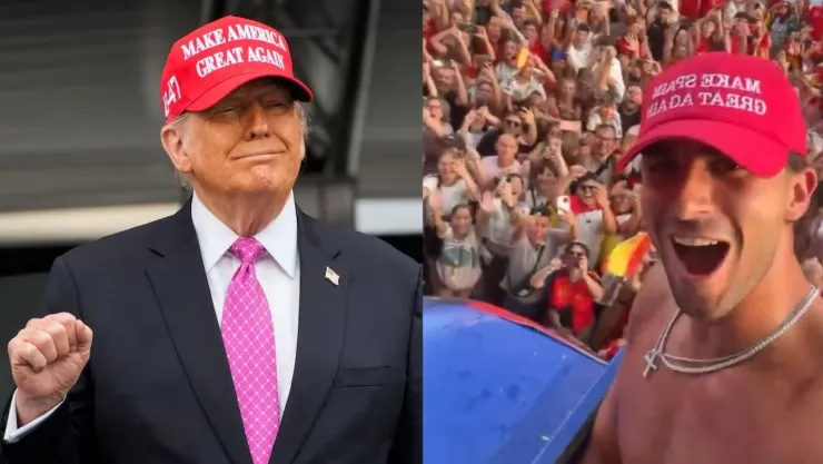 Ferran Torres usa gorra inspirada en lema de Donald Trump