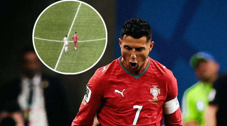 El gesto de Cristiano Ronaldo en su doblete ante Uzbekistán