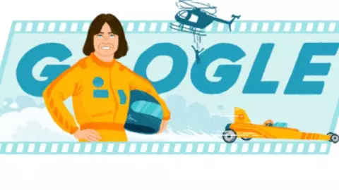 Este 24 de marzo de 2023, Google rindió homenaje a Kitty O’Neil en su doodle.