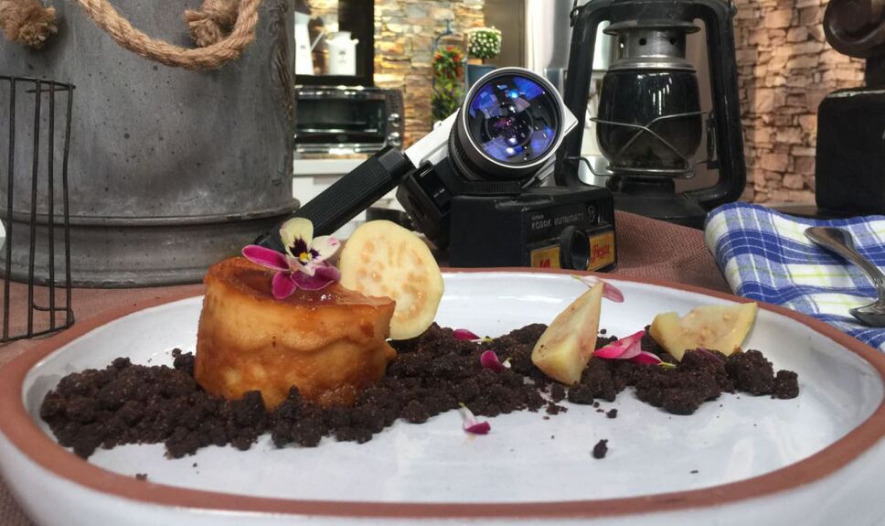 Flan de Guayaba y queso crema