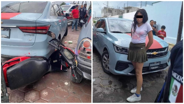 Sus cómplices escaparon y abandonaron a la mujer, quien casi es linchada por los pobladores de Acajete, Puebla.