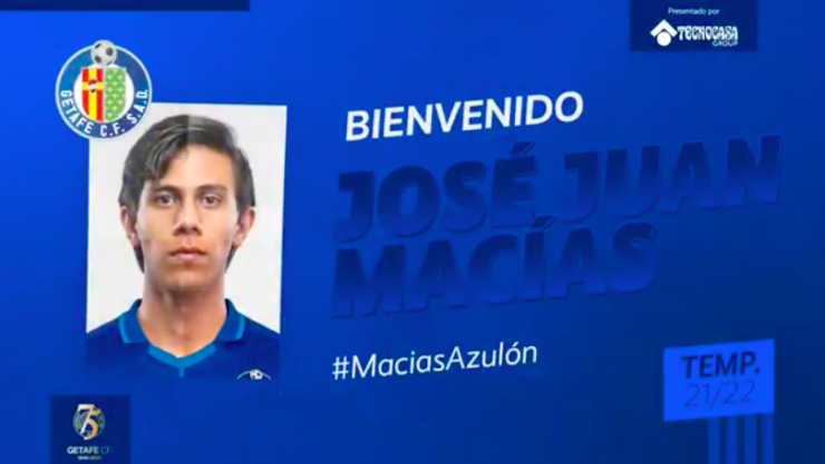 José Juan Macías Getafe 