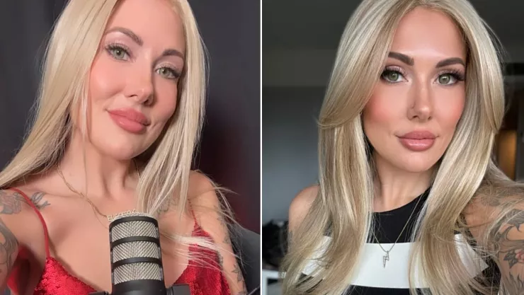 Modelo cambia color de ojos por rayo