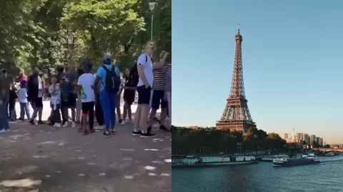 Así fue como evacuaron la Torre Eiffel por posible amenaza de bomba