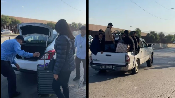 Conflicto taxis aeropuerto