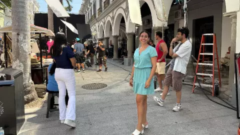 Realizan filme en Centro Histórico y playas de Veracruz