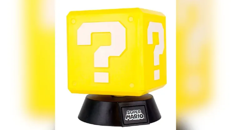 lámparas de super mario bros
