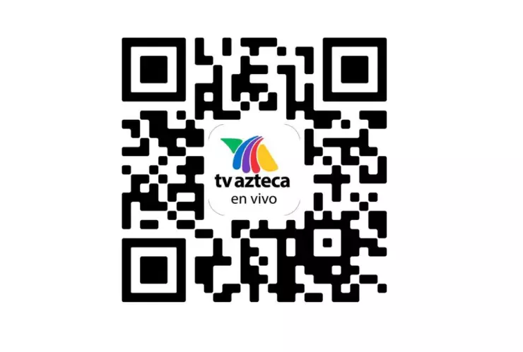 Código QR de la APP TV Azteca en Vivo