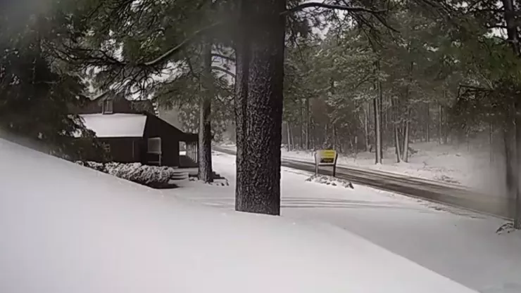 San Diego bajo la nieve